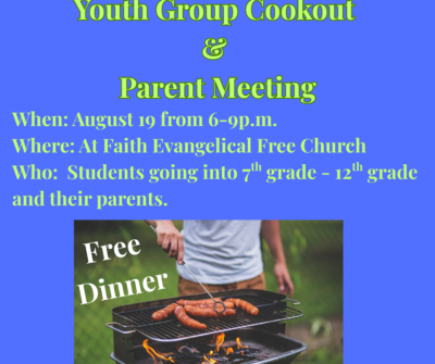 Youth Group Cookout & Parent Meeting (1)